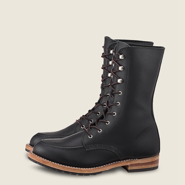 Botas Red Wing Heritage Mujer Negros - Gracie - Tall Boundary Cuero - 846-QIOGAD